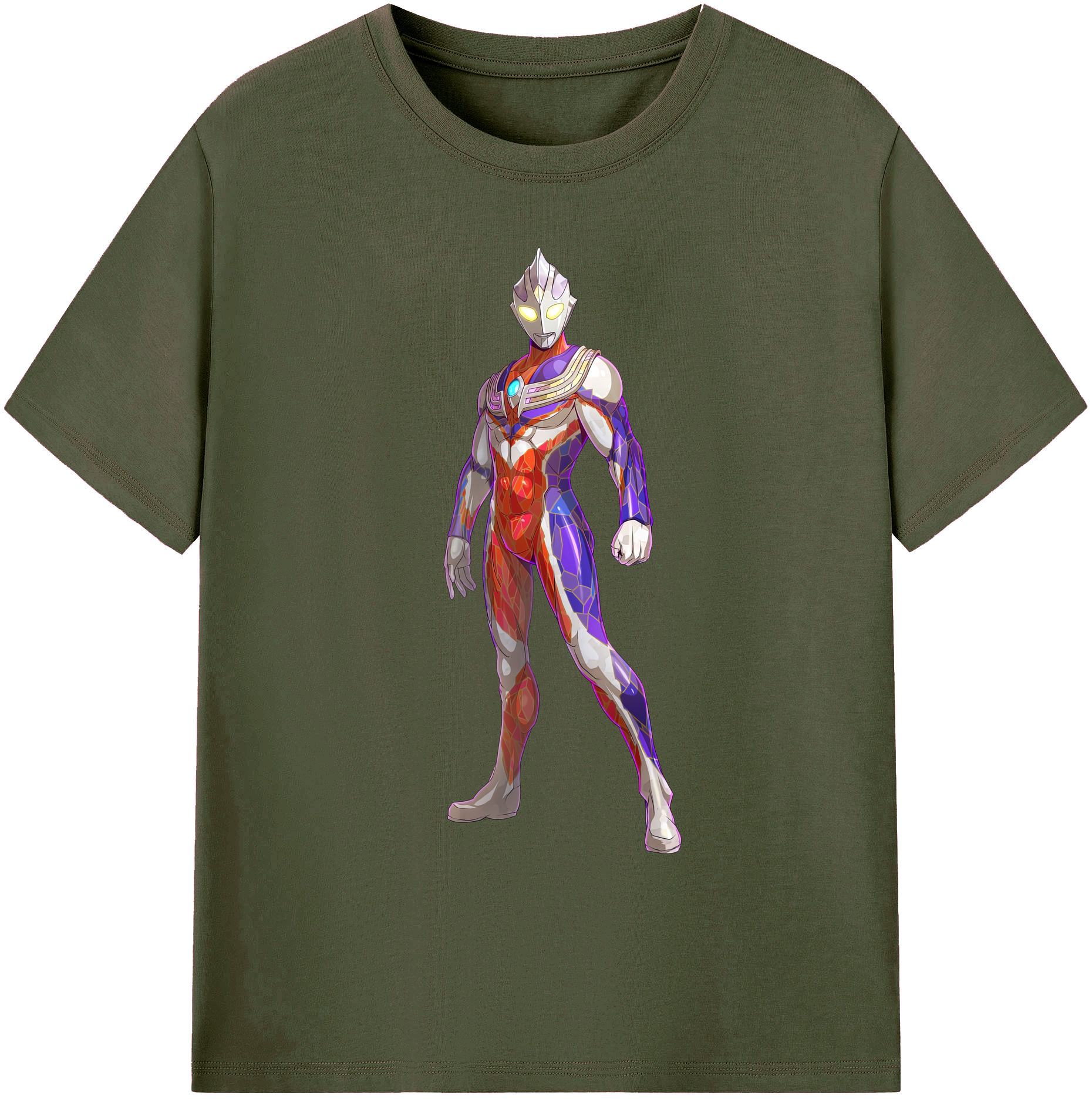 （画像用） ウルトラマン Ultraman 綿100％ メンズ半袖Tシャツ｜肌触りやわらか＆通気性